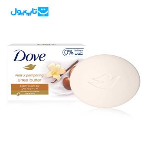 صابون کرمی داو Dove مدل shea butter وزن 100 گرم