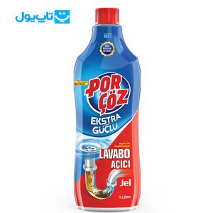ژل لوله بازکن پورچوز porcoz حجم 1000 میلی لیتر
