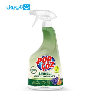 اسپری پاک کننده سطوح پورچوز porcoz حاوی سرکه حجم 750 میلی لیتر