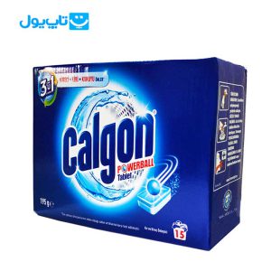 قرص جرم گیر ماشین لباسشویی کالگون Calgon مدل 3in1 بسته 15 عددی