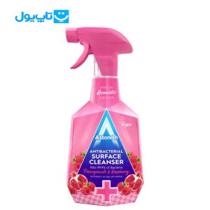 اسپری پاک کننده سطوح استونیش Astonish با رایحه انار و تمشک حجم 750 میلی لیتر