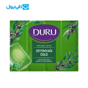 صابون حمام دورو DURU حاوی روغن زیتون بسته 4 عددی وزن 600 گرم