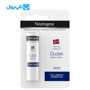 بالم لب نوتروژینا Neutrogena مدل Lips فرمول‌ نروژی SPF 20 حجم 20 میلی‌لیتر