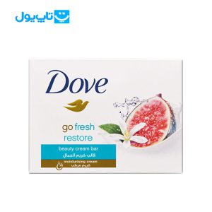 صابون کرمی داو Dove مدل go fresh restore انجیر آبی و شکوفه پرتقال 100 گرم