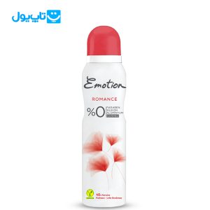 اسپری ضد تعریق ایموشن Emotion زنانه مدل رومانس Romance حجم 150 میلی‌لیتر