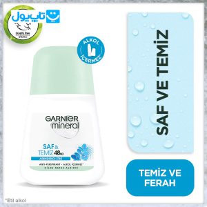 رول ضد تعریق گارنیر Garnier زنانه مدل saf & temiz حجم 50 میلی لیتر