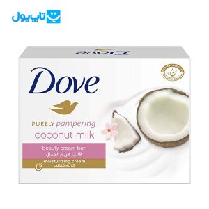 صابون کرمی داو Dove مدل Coconut Milk شیر نارگیل وزن 100 گرم