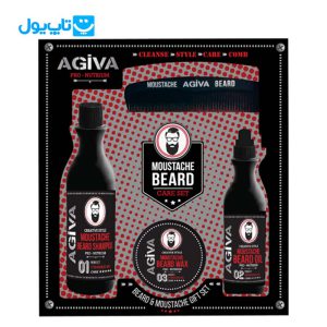 معرفی ست شامپو و روغن ریش و سبیل آگیوا agiva بسته سه عددی