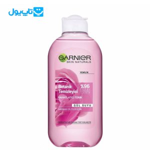 تونر پاک کننده گارنیر Garnier مدل Botanik حاوی عصاره گل رز حجم 200 میلی لیتر