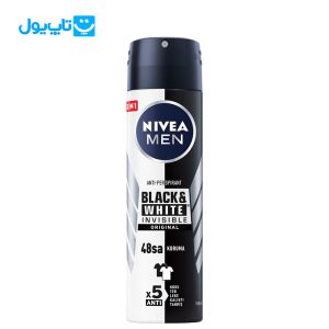اسپری ضد تعریق مردانه نیوآ NIVEA مدل Black & White Original حجم 150 میلیلیتر
