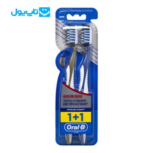 مسواک اورال-بی Oral-B دوقلو مدل 1+1 Pro-Expert با برس متوسط