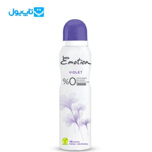 اسپری ضد تعریق ایموشن Emotion زنانه مدل Violet ویولت حجم 150 میلی‌لیتر