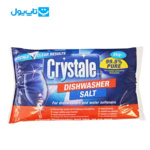 نمک ماشین ظرفشویی کریستال Crystale بسته 2 کیلوگرمی