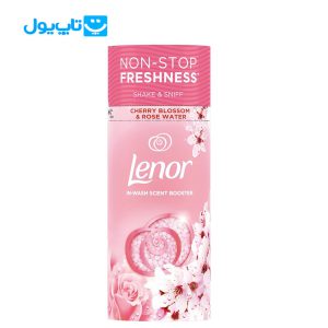 دانه های خوشبو کننده لباس لنور lenor رایحه شکوفه های گیلاس و عصاره رز 176 گرم