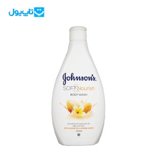 شامپو بدن جانسون Johnson's مدل Soft & Nourish با عصاره بادام و شکوفه یاسمن