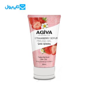 اسکراب لایه بردار صورت آگیوا Agivaبا رایحه ی توت فرنگی حجم150 میلی لیتر