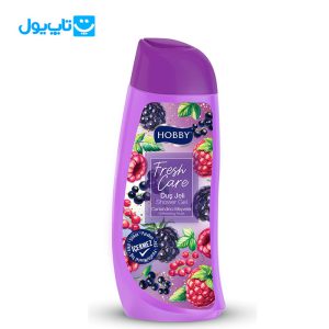 شامپو بدن هوبی Hobby مدل Fresh Care حاوی عصاره شاه توت و تمشک حجم 500 میلی لیتر