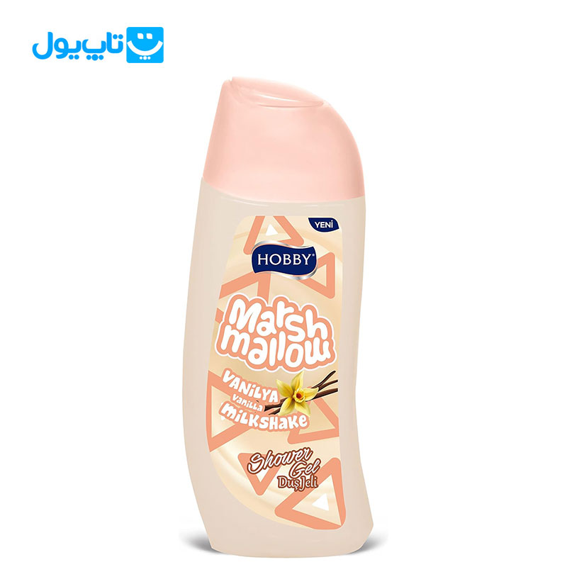 شامپو بدن وانیلی هوبی Hobby مدل Marshmallow حجم 500 میلی لیتر — تصویر ۲