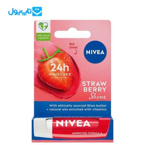 بالم لب نیوآ Nivea حاوی عصاره توت فرنگی حجم 5 میلی لیتر