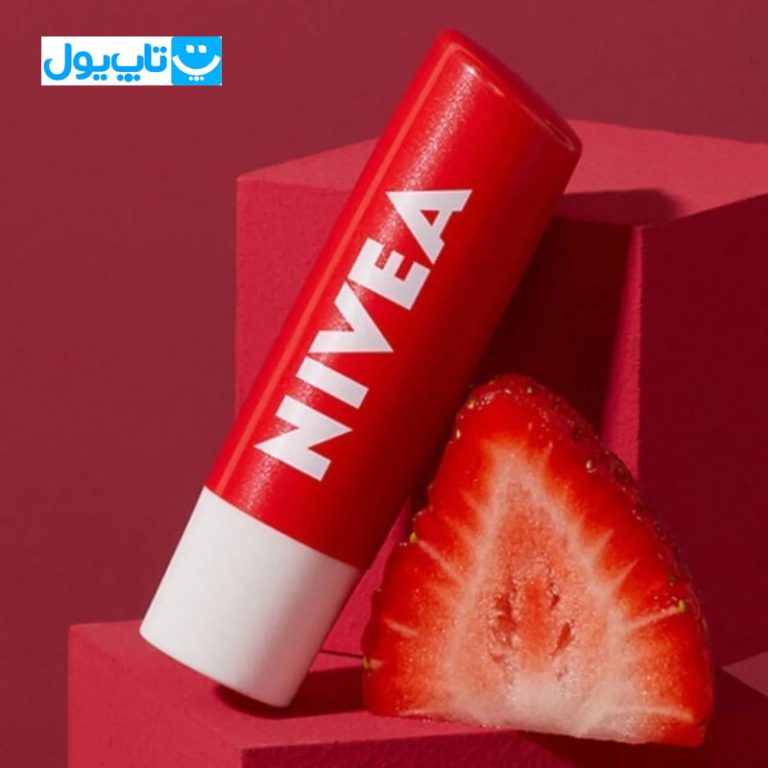 بالم لب نیوآ Nivea حاوی عصاره توت فرنگی حجم 5 میلی لیتر